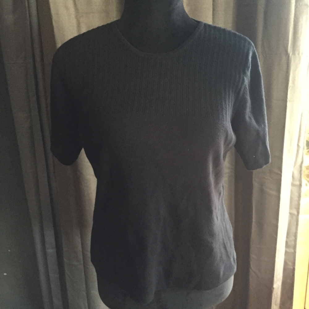 black t-shirt